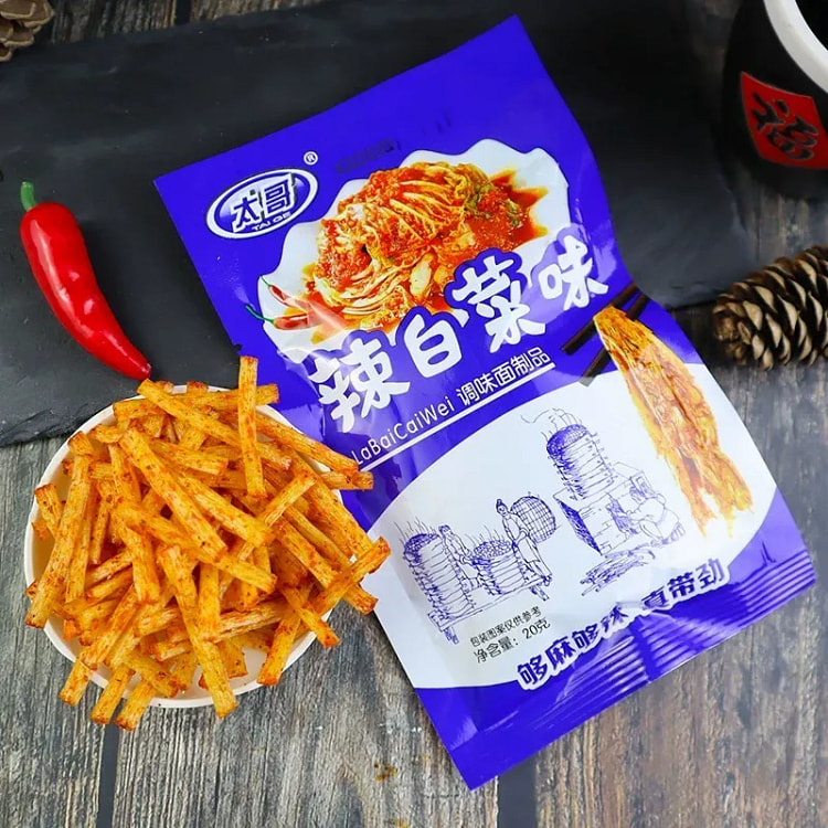 太哥辣白菜味辣条儿20g*3包 60 克