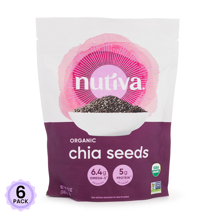 Nutiva 有机奇亚籽 12 盎司*6 包