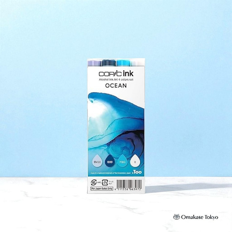 Copic 墨水着色剂套装海洋 80 克