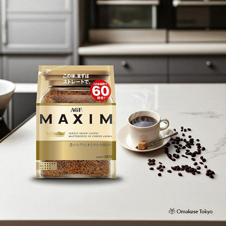 AGF Maxim Freeze-Dried Instant Coffee (3 Bags)