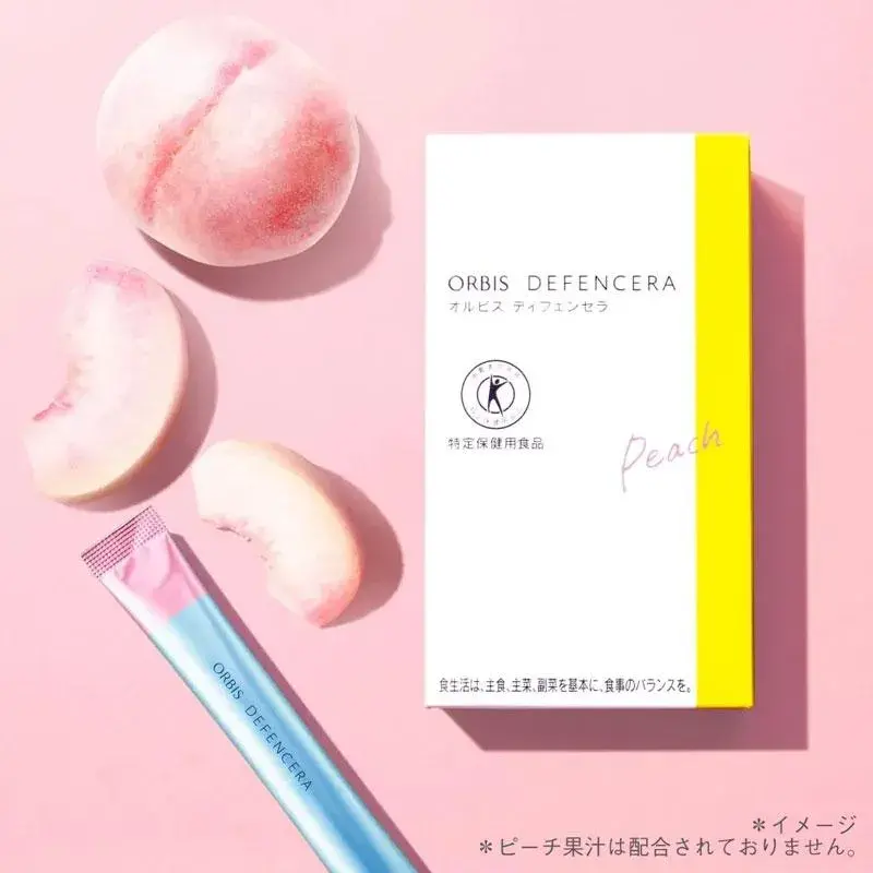 【Japan DirectMail】 ORBIS DEFENCERA Peach Flavor 30Days 1 each