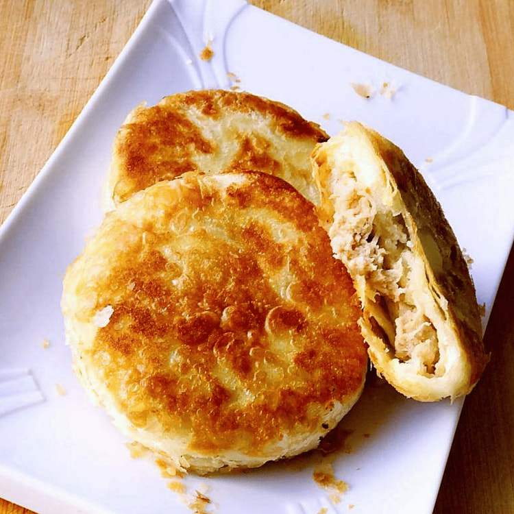 白菜猪肉火烧 2 个