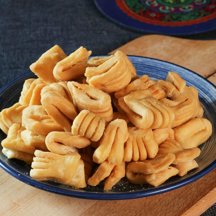 内蒙黄油撒子400g*1袋 果条焙子传统糕点