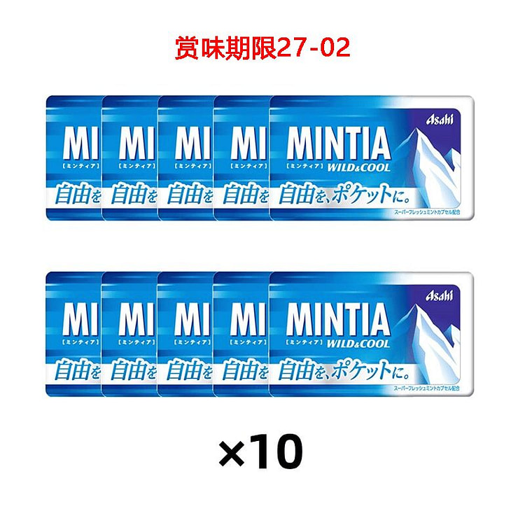 アサヒ ミンティア ワイルド&クール 50粒 *10 1 個