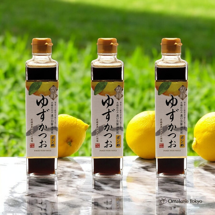 柚子鲣鱼 高级柚子酱油 300ml × 3 件套