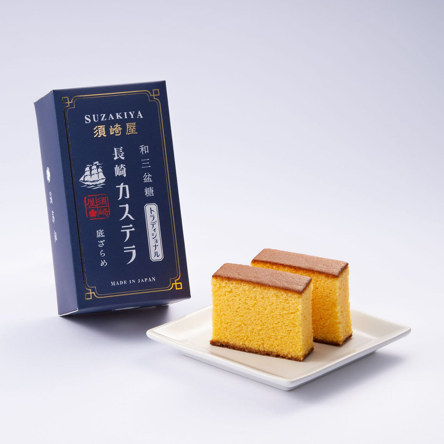 Suzakiya Wasanbon Castella Cake Traditional Flavor 7 oz