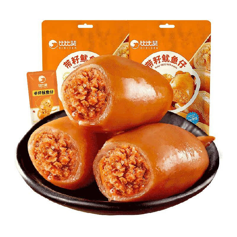 Bibi’s Squid Snack Barbecue Flavor90g*1bag 90 g