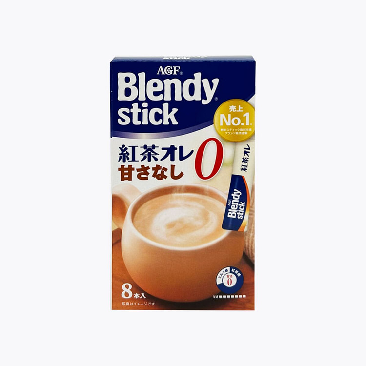 AGF Blendy 无糖红茶欧蕾速溶冲饮棒 8支