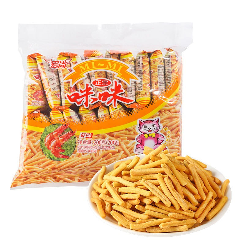 Mimi Shrimp Flavored French Fries10g*10bag 100 g