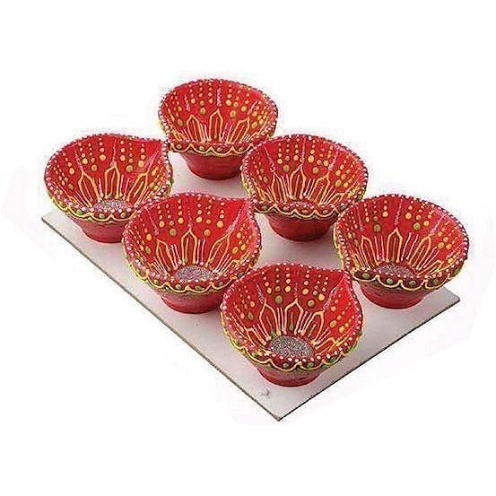 Rajdhani Diya - Pack of 6