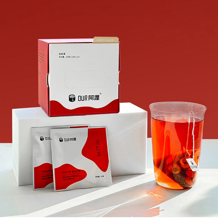 Five black teas, 252g*1 box 252 g