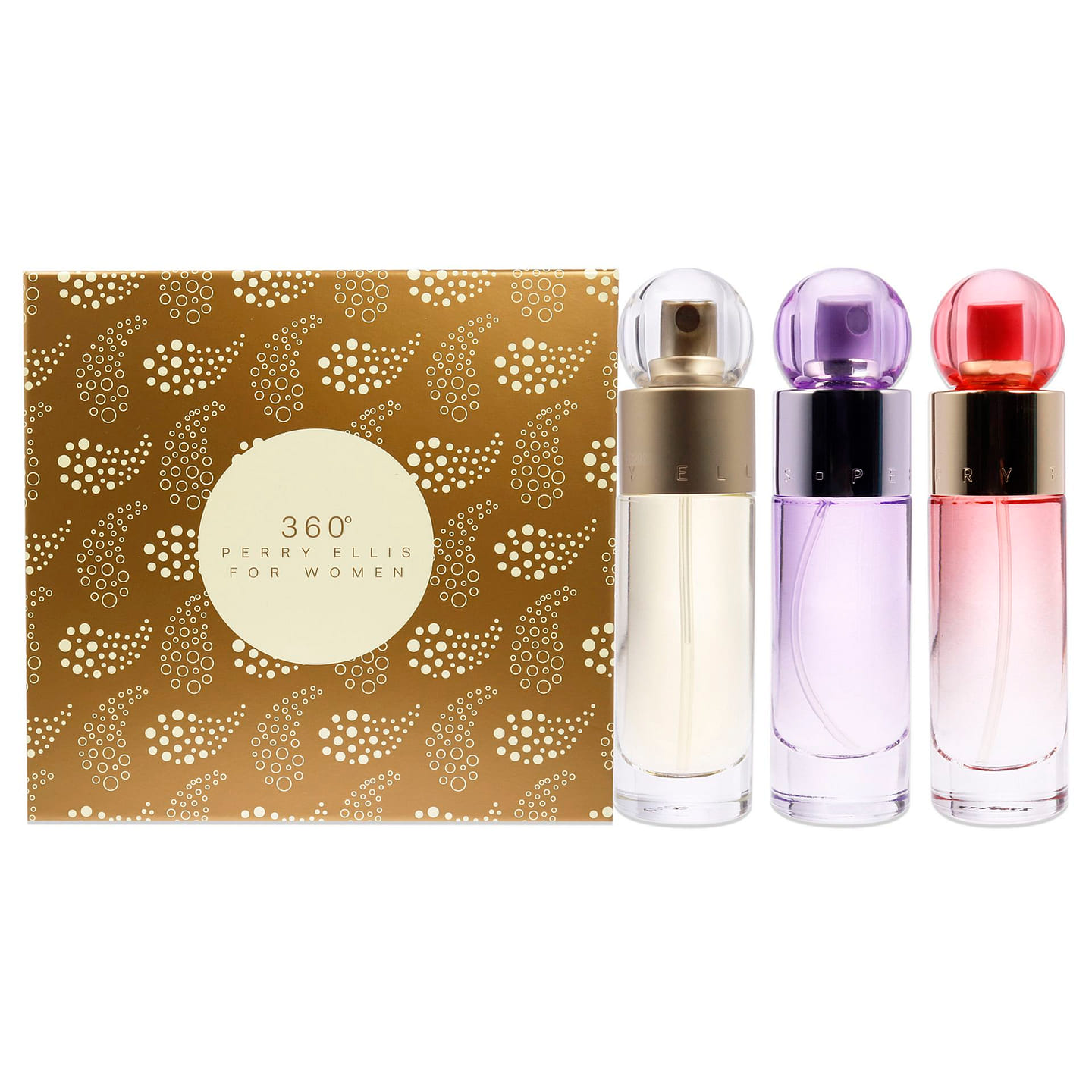 360 by Perry Ellis for Women – 3 Pc Gift Set 3 count