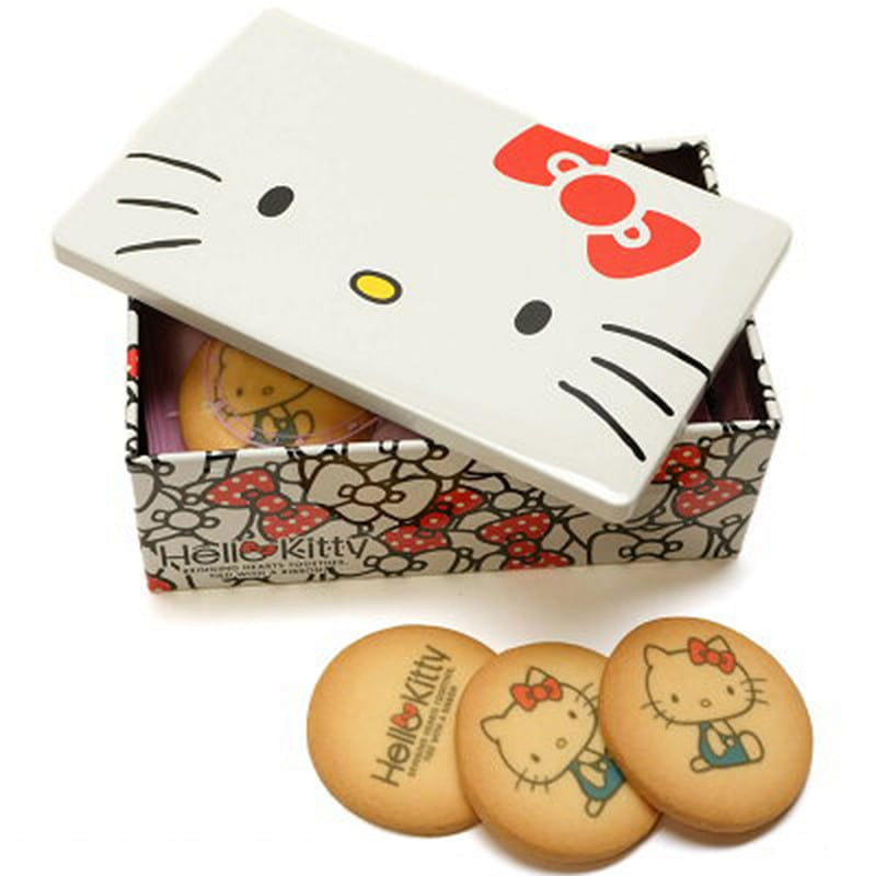 長登屋 Hello Kitty印花餅乾 10枚入 1 份