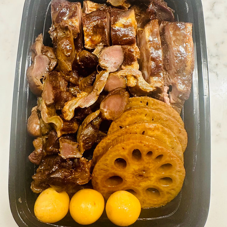 超值卤味拼盘(排骨 鸡胗 藕片 鹌鹑蛋） 400 克