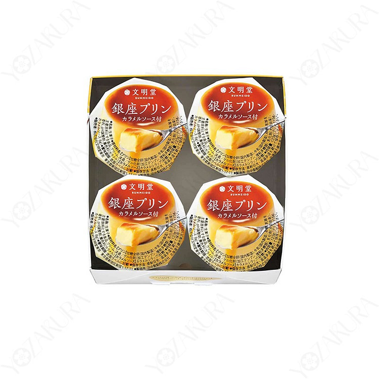 BUNMEIDO Ginza Pudding 123g * 4 Cups