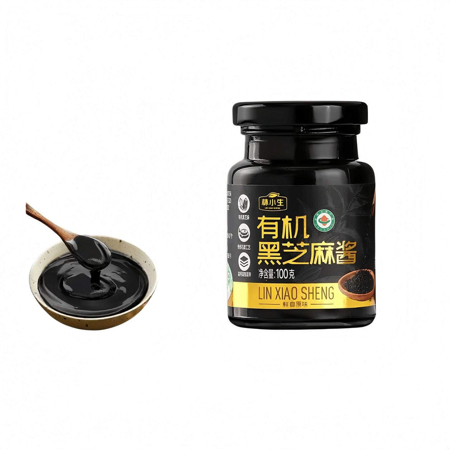 Stone-Ground Black Sesame Paste 100g 100 g