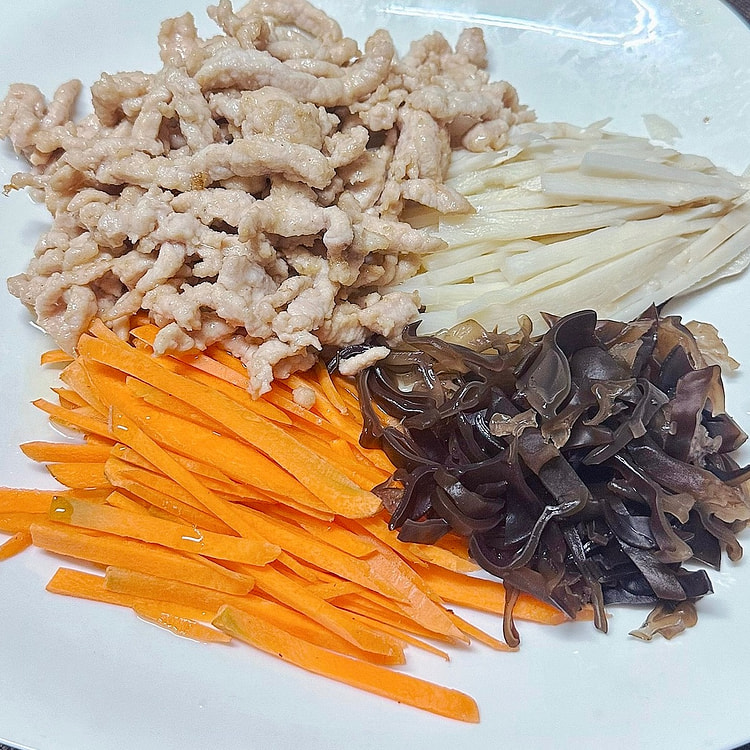 净菜 鱼香肉丝(含料包）