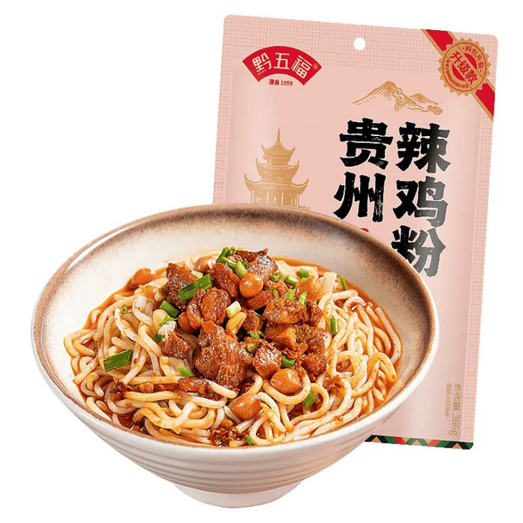 黔五福 贵州辣鸡粉拌粉366g*1包 366 克