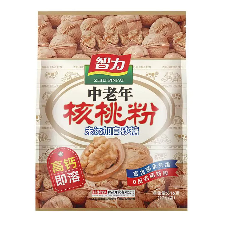 智力 中老年核桃粉 高钙加钙营养代餐粉600g/袋 600 克