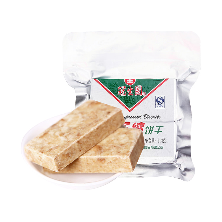 冠生园葱油压缩饼干食品营养零食118g*1袋