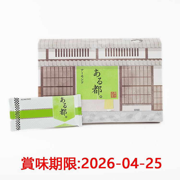 京煎堂 杏仁碎米饼 8枚 1 份