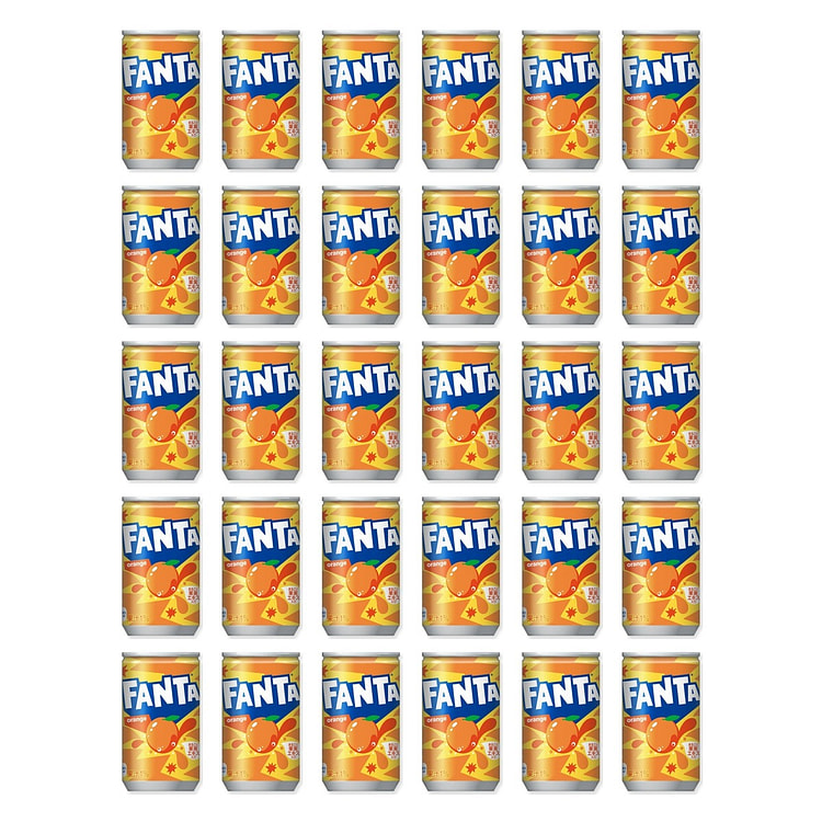 Coca-Cola FANTA Orange Flavor 30 cans 4800 ml