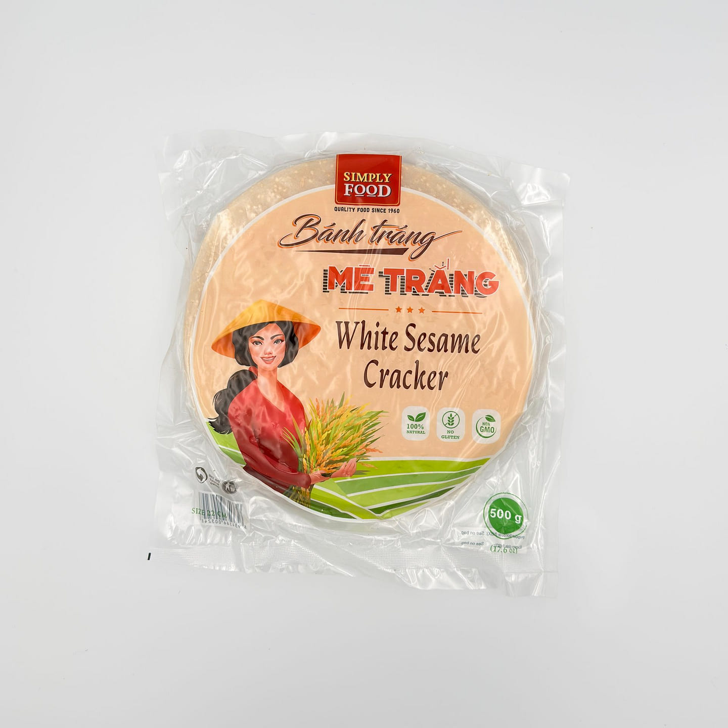 SF White Sesame Cracker 22cm 500 g