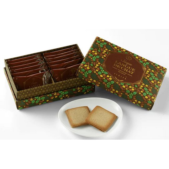 ★ナカネコ★シャイン3房ルージュ3房 Get 【Japan DirectMail】Saqu LANGUE DE CHAT Gianduja 12 pieces