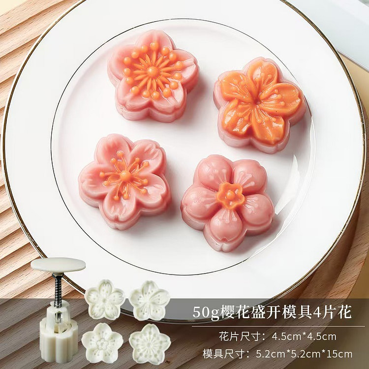 New Sakura Mooncake Pastry Mold