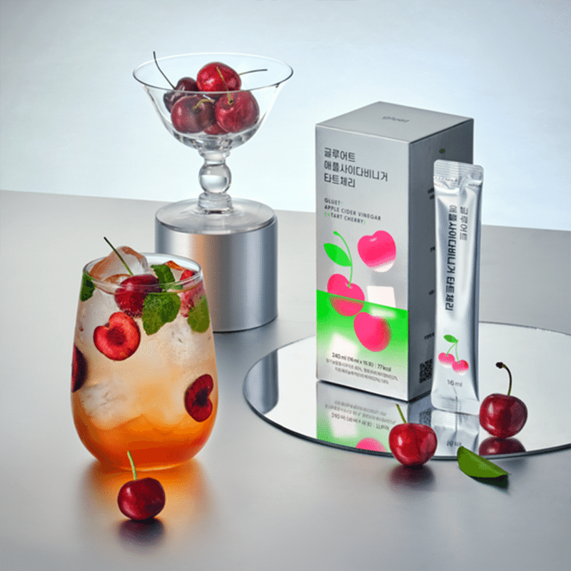 GLUET Tart Cherry Vinegar: Pure & Healthy 240 ml