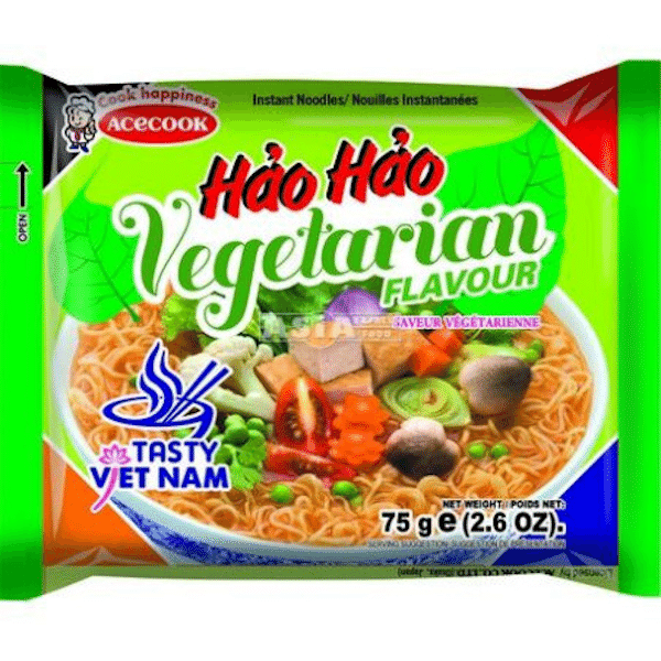 Acecook Hao Hao vegetarian instant noodles 1 count 1 each