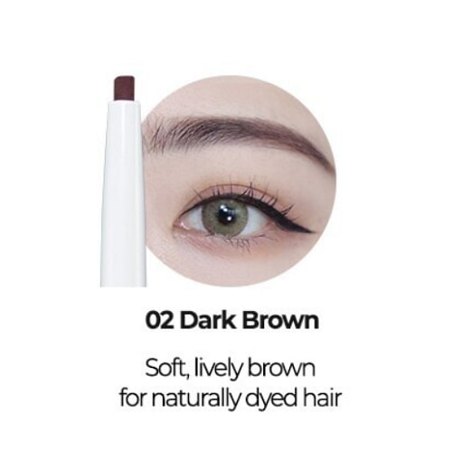 COLORGRAM Artist Formula Slim Brow Pencil #02 Dark Brown
