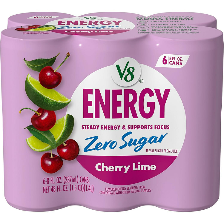 Energy Zero Sugar Cherry Lime Energy Drink 1 each