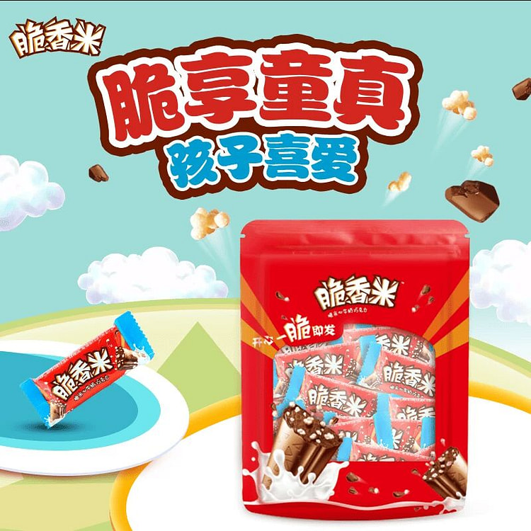 脆香米脆米心牛奶夹心巧克力120g*1袋 120 克