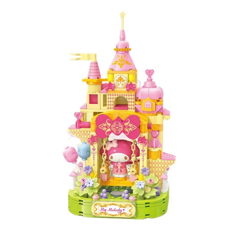 Get Sanrio Lego Building Blocks Colorful Amusement Park Birthday