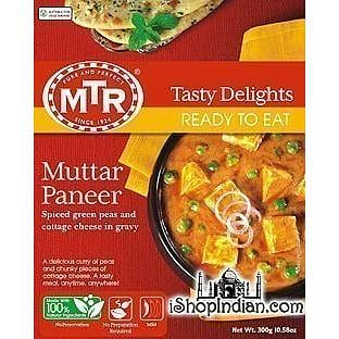MTR Muttar Paneer (Ready-to-Eat), 10.5 oz box 10.5 oz
