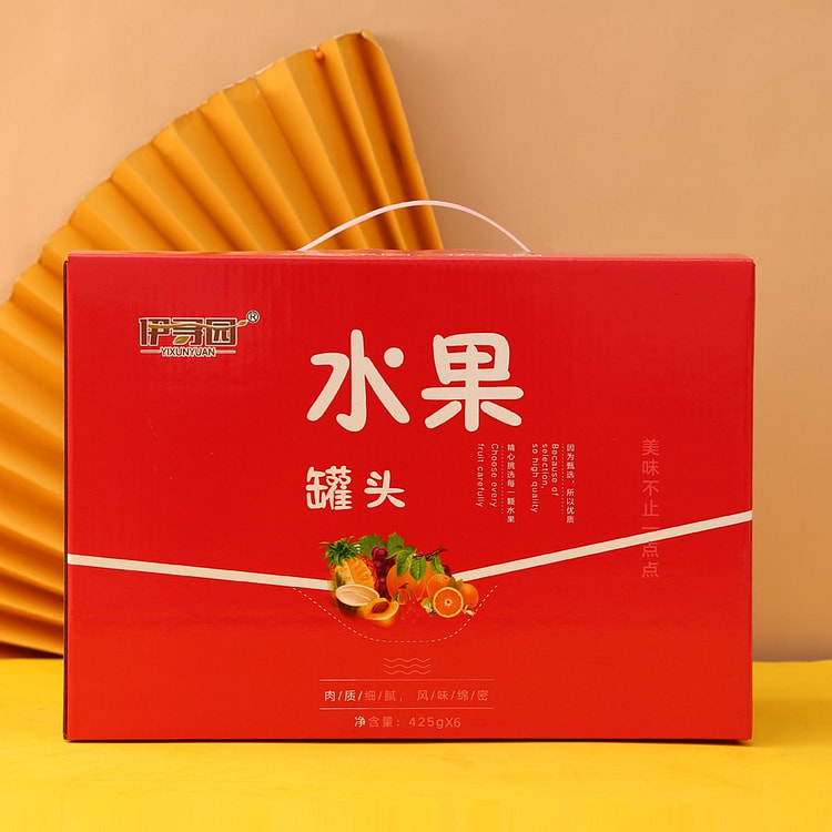 黄桃罐头6罐