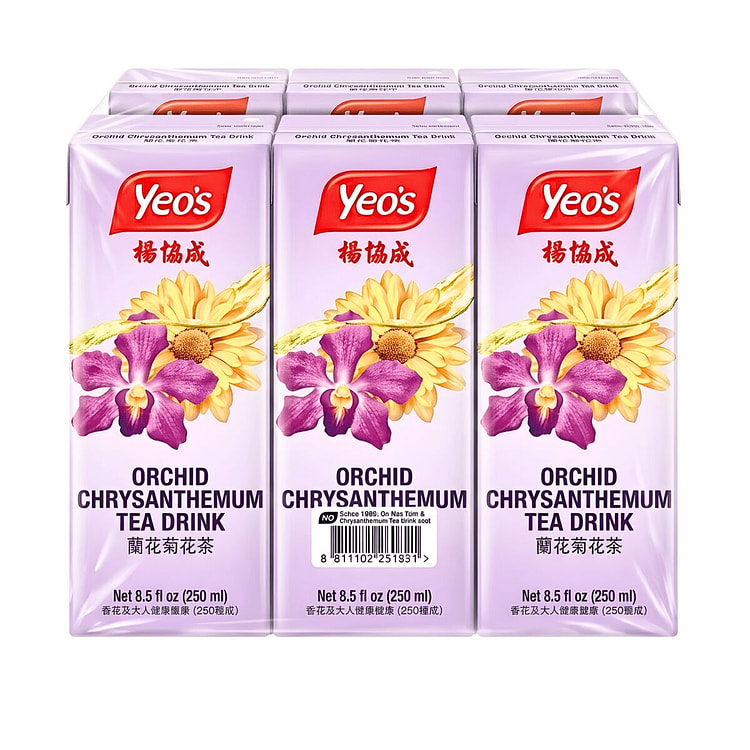 [YEOS] Orchid Chrysanthemum Tea - 8.5oz(6 Pack) 1 each