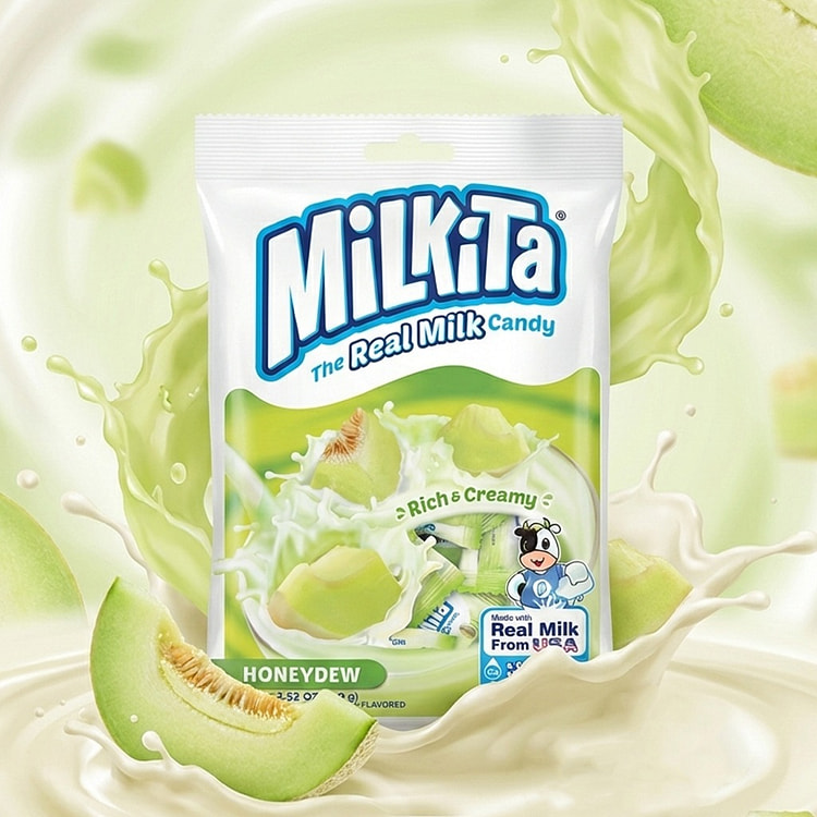 Milkita 真正的牛奶糖 *蜜瓜味* 3.52 盎司