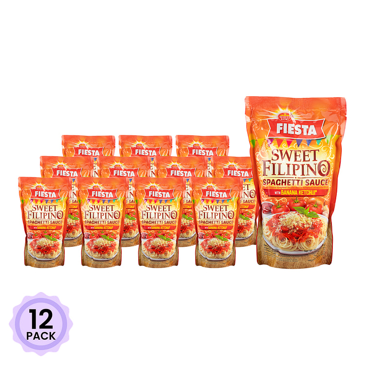 White King Fiesta Spaghetti Sauce Filipino with Banana Ketchup 2.2 磅*12 包