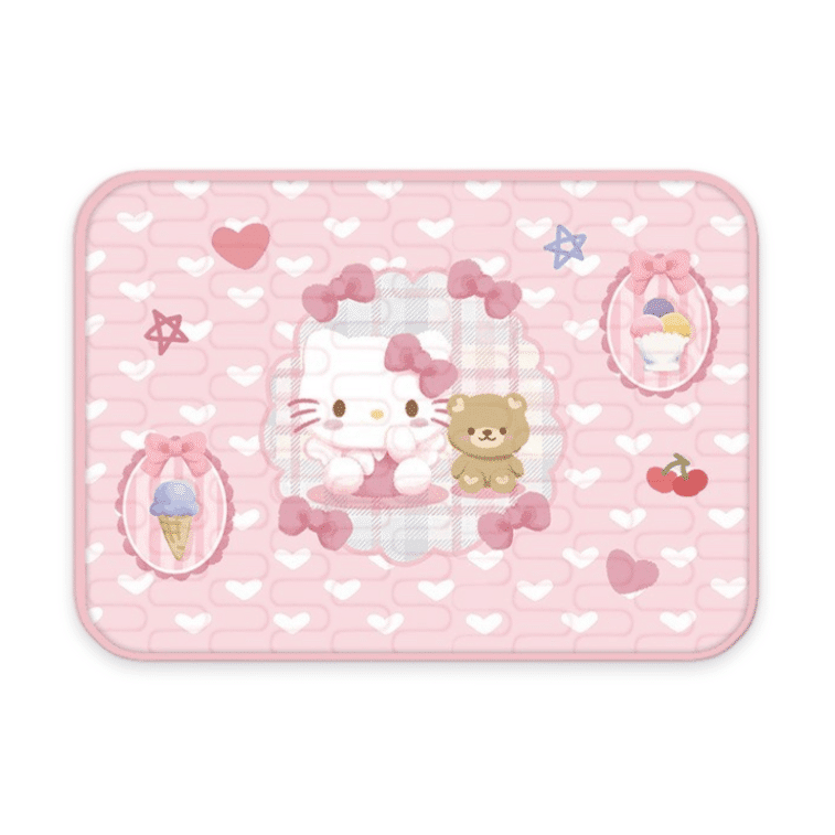 [Ship from CN] Menstrual Bed Mat| Baby Urine Separation Mat 50*70CM-Hello Kitty 1 each
