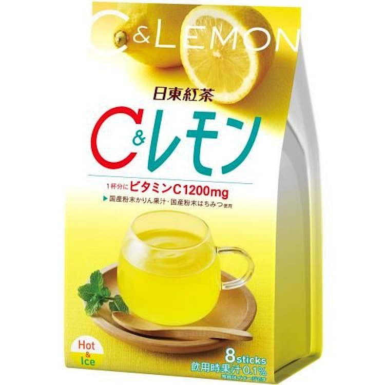 Nittoh Tea Vitamin C Honey Lemon Juice Stick 8p 1 pack