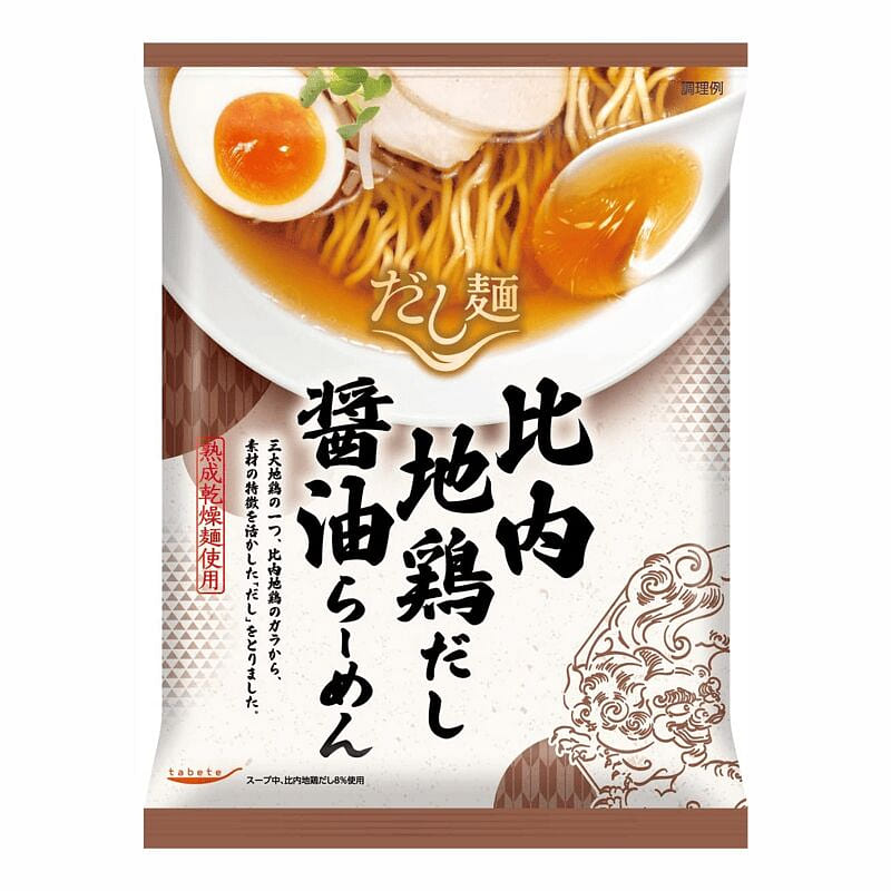 TABETE Hinai Chicken Base Dried Ramen 104G 1 each