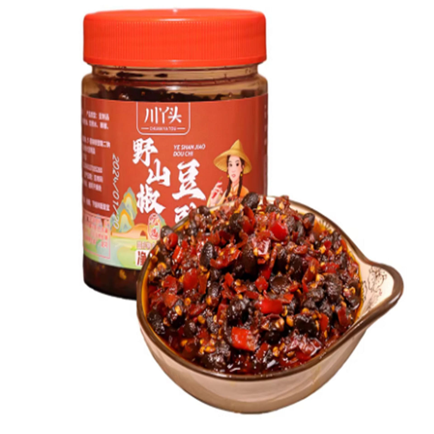 Sichuan Girl Wild Pepper Fermented Bean Sauce 238 g