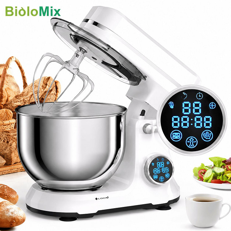 BioloMix Kitchen Food Stand Mixer, 1200W 11-Speeds 1 box