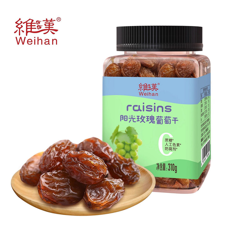 维汉新疆阳光玫瑰葡萄干新鲜水果干无添加干果310g