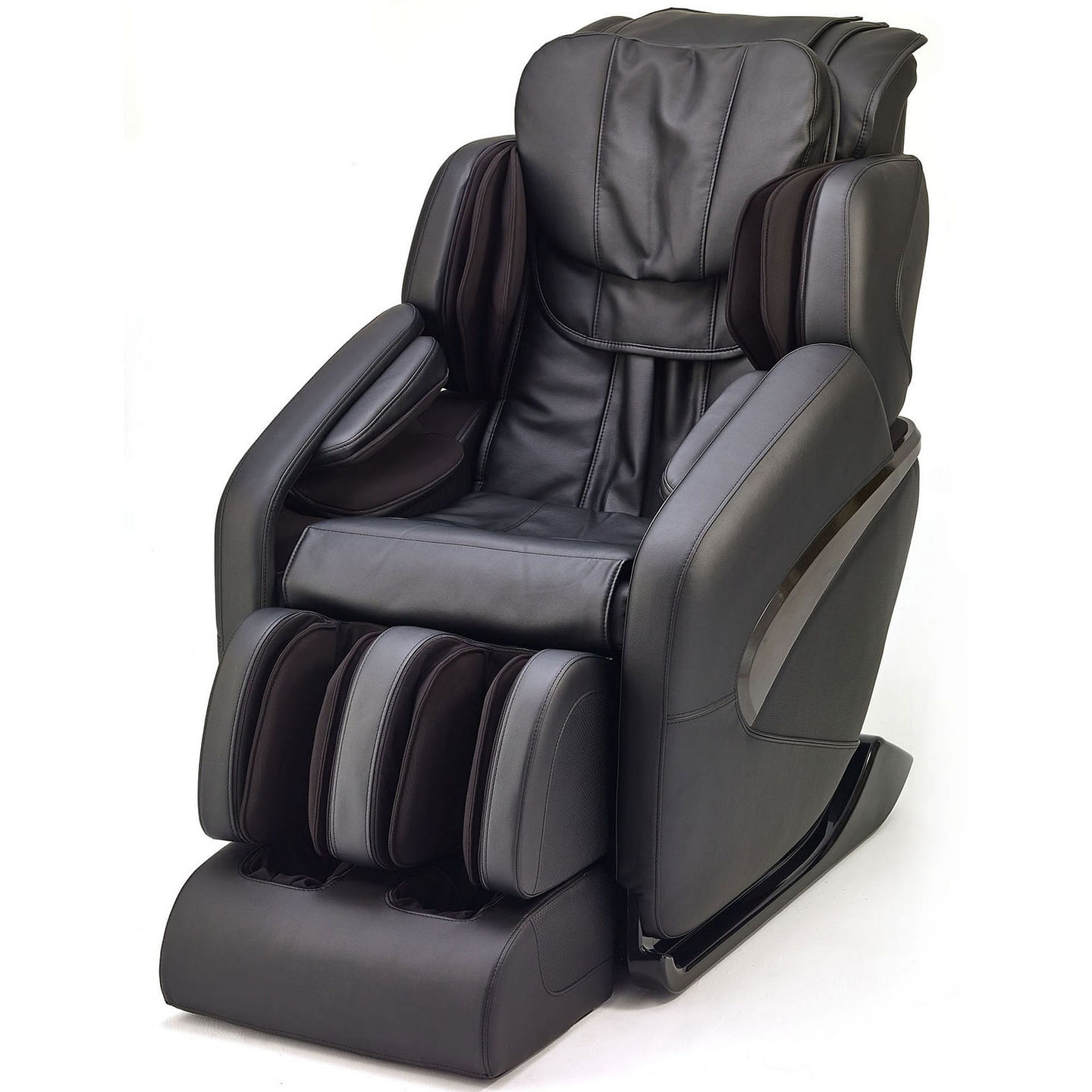 Jin – SL Track Heated Deluxe Zero Gravity Massage Chair – Black 212 lb