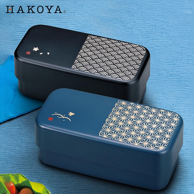 HAKOYA便当盒日式密封双层饭盒防漏简约可微波炉加热成人午餐盒