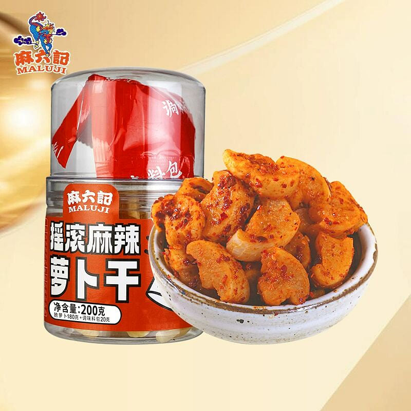 Ma Liuji Rock Spicy Dried Radish 200g*3 bottles 600 g