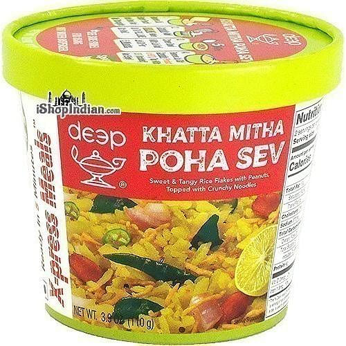 Deep X-press Meals – Khatta Mitha Poha Sev, 3.9 oz pack 3.9 oz
